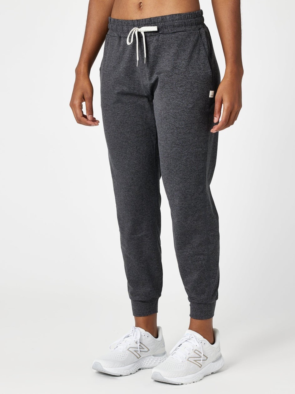Vuori Performance Heather Charcoal Drawstring Elastic Waist Joggers Sz XS